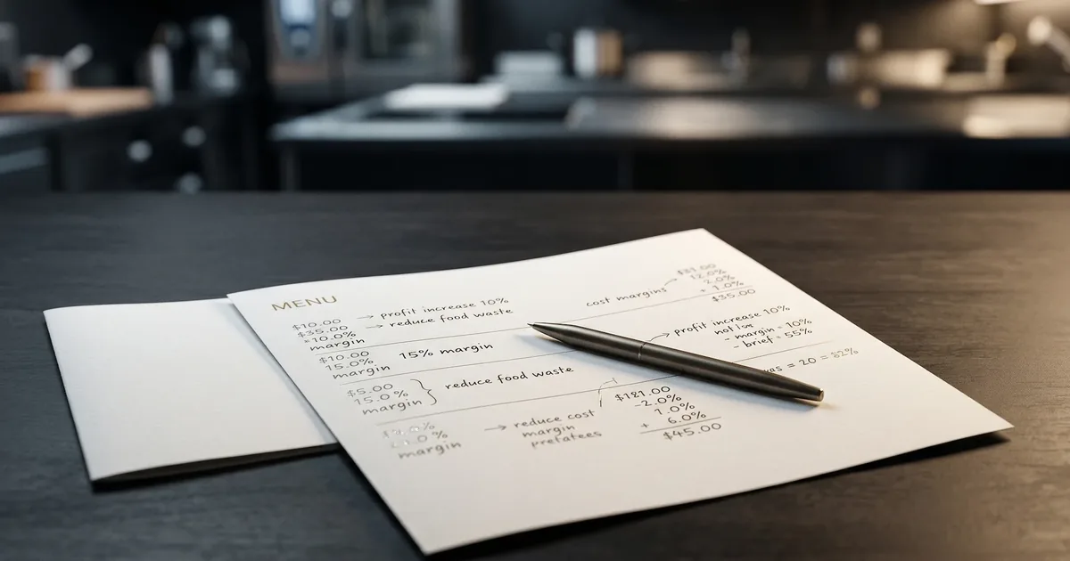 Ingeniería de menú para una carta más rentable