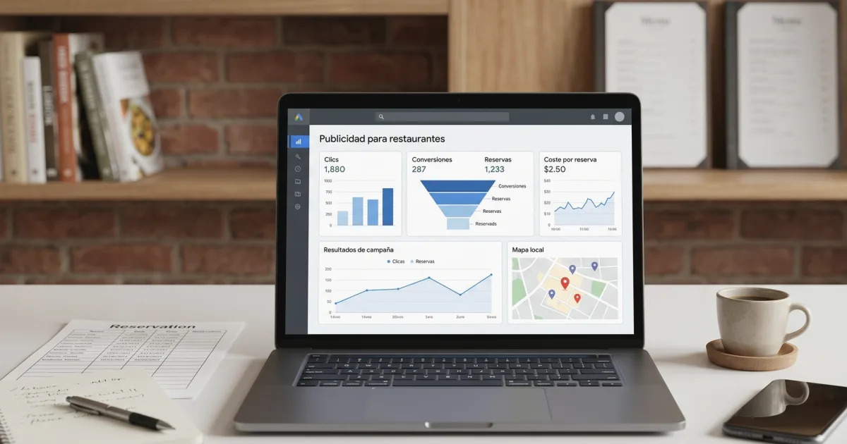 Publicidad para restaurantes con Google Ads